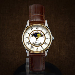 Luch NOS Soviet Ladies Watch With Date And Moon Phases Calendar