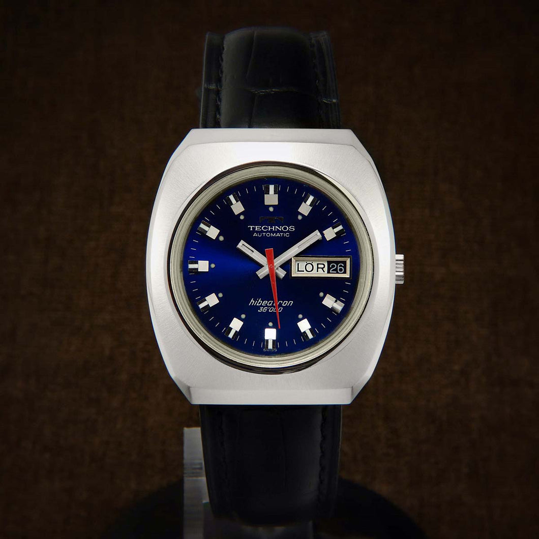 Technos Hibeatron 36000 Automatic Watch From 70s
