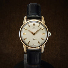 Load image into Gallery viewer, Lemania 18K Rose Gold Filled Early Automatic Swiss Watch From 50s