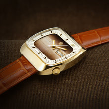 Load image into Gallery viewer, Poljot Rare TV Dial Early Soviet Quartz Watch From 70s