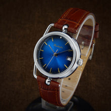 Load image into Gallery viewer, Raketa Art Deco Blue Dial Soviet Watch From 80s