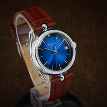Load image into Gallery viewer, Raketa Art Deco Blue Dial Soviet Watch From 80s