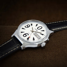 Load image into Gallery viewer, Slava Big Zero NOS Soviet Mens Watch From 80s Dedicated To Perestroika