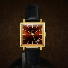 Load image into Gallery viewer, Slava Square De Luxe Soviet Mens Watch From 70s