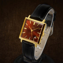 Load image into Gallery viewer, Slava Square De Luxe Soviet Mens Watch From 70s